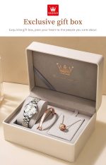 OLEVS 9931 Women's Premium Watch Silver Golden