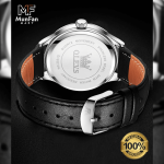 OLEVS 2931 Silver Black Man's Premium Quartz Watch - Image 7