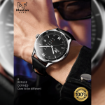 OLEVS 2931 Silver Black Man's Premium Quartz Watch - Image 8