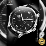 OLEVS 2931 Silver Black Man's Premium Quartz Watch - Image 4