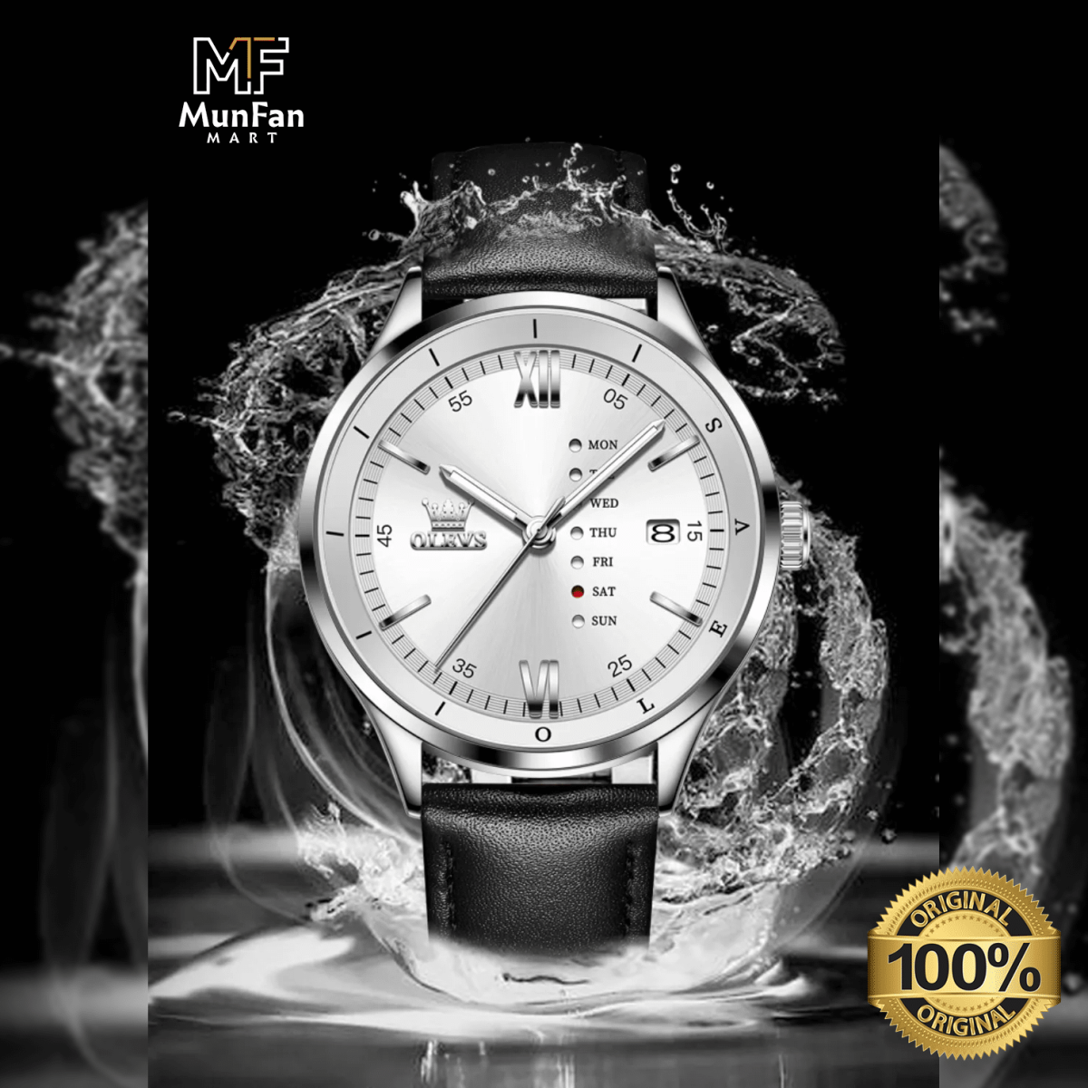 OLEVS 2931 White Men’s Premium Quartz Watch Price
