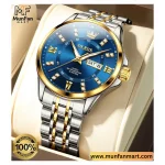 OLEVS 3620 Silver Blue Man's Premium Quartz Watch - Image 10