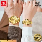 OLEVS 3620 Full Golden Couple Premium Quartz Watch - Image 6