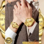 OLEVS 3620 Full Golden Couple Premium Quartz Watch - Image 2