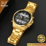 SKMEI 2049 Dual Time Golden Black Multifunctional Man's Premium Watch