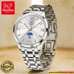 Original OLEVS 3646 Man's Watch Full Silver