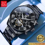 Original OLEVS 3640 Chronograph Man's Watch Full Black