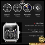 OLEVS 9914 Chronograph Man’s Watch Silver Black