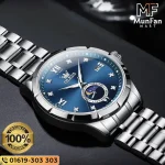 OLEVS 2956 Silver Blue Luxury Man’s Watch - Image 4