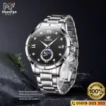 OLEVS 2956 Silver Black Luxury Man’s Watch - Image 3