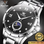 OLEVS 2956 Silver Black Luxury Man’s Watch - Image 4