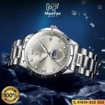 OLEVS 2956 Silver Gray Luxury Man’s Watch - Image 4