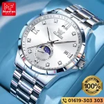 OLEVS 2956 Full Silver Luxury Man’s Watch