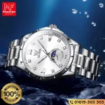 OLEVS 2956 Full Silver Luxury Man’s Watch - Image 3