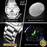 OLEVS 2956 Full Silver Luxury Man’s Watch - Image 5