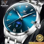 OLEVS 3646 Silver Blue Premium Quartz Man’s Watch - Image 2