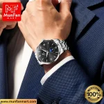 OLEVS 3646 Silver Black Premium Quartz Man’s Watch - Image 5