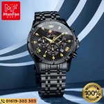 OLEVS 3653 Full Black Luxury Man’s Watch - Image 2