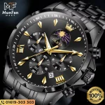 OLEVS 3653 Full Black Luxury Man’s Watch - Image 4