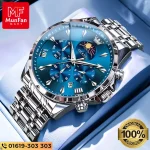 OLEVS 3653 Silver Blue Luxury Man’s Watch
