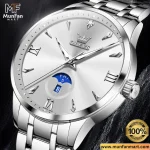 OLEVS 3646 Full Silver Premium Quartz Man’s Watch - Image 4