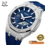 SKMEI 2243 Silver Blue Premium Sports Watch