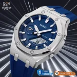 SKMEI 2243 Silver Blue Premium Sports Watch