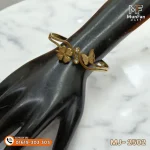 2502 Gold Plated Butterfly Flower 2 Stone PREMIUM Spring Bracelet - Image 14