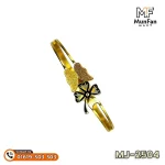 2504 Gold Plated Butterfly Flower LUXURY Spring Bracelet - Image 3
