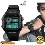 SKMEI 1299 Full Black Premium Sports Watch - Image 6