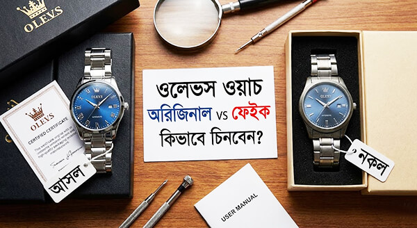 ওলেভস ওয়াচ অরিজিনাল vs ফেইক কিভাবে চিনবেন?