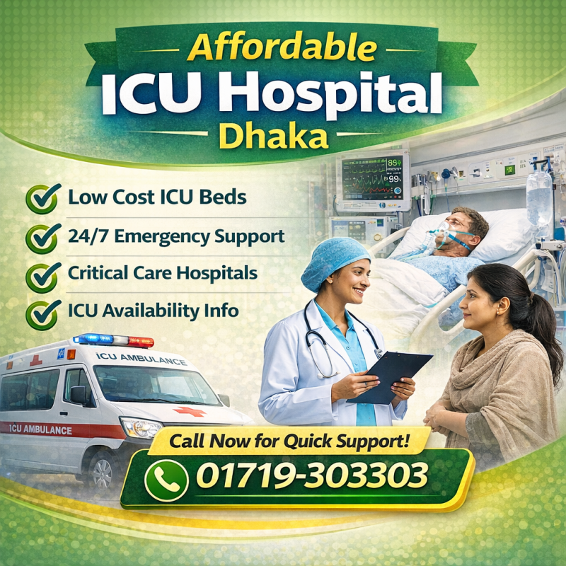 Affordable ICU Hospital Dhaka