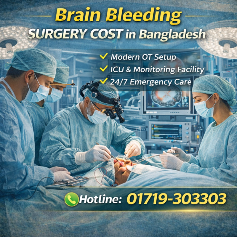 Brain Bleeding Surgery Cost in Bangladesh
