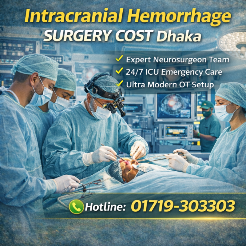 Intracranial Hemorrhage Surgery Cost Dhaka