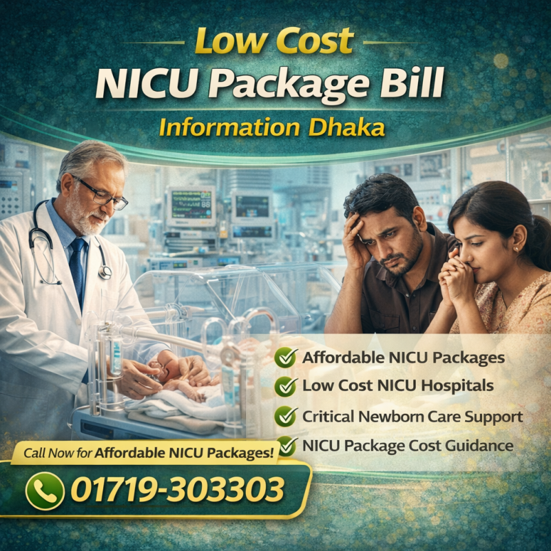 Low Cost NICU Package Bill Information Dhaka