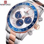 NAVIFORCE 9147 Luxury Stainless Steel Chronograph Wrist Watch - Image 2