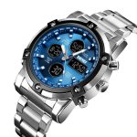 SKMEI 1389 WATCH Silver Blue Color Price in BD