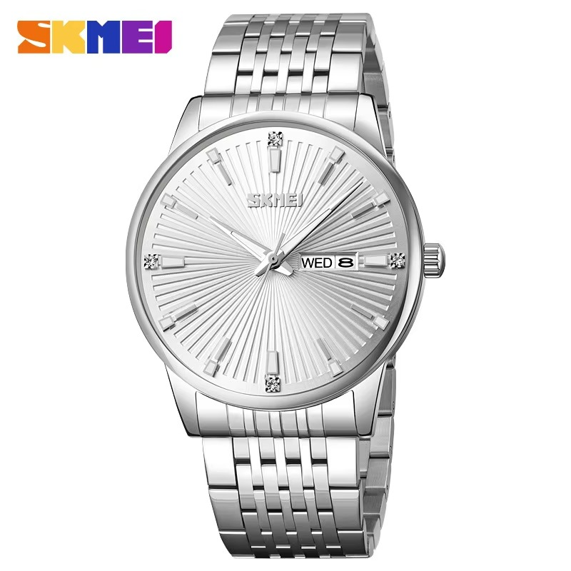 SKMEI 9323 Full Silver Mans Watch