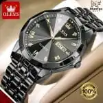 OLEVS 9931 Man's Premium Watch Full Black