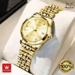 OLEVS 9931 Women's Premium Watch Full Golden