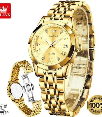 OLEVS 9931 Women's Premium Watch Full Golden