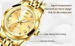 OLEVS 9931 Women's Premium Watch Full Golden