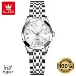 OLEVS 9931 Women's Premium Watch Full Silver