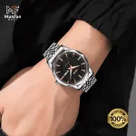 SKMEI-9268-Silver-Black-Premium-Luxury-Mans-Watch