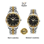 SKMEI-9268-Golden-Black-Premium-Luxury-Couple-Watch